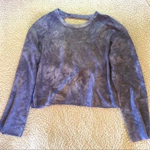 NWT Purple tie dye long sleeve